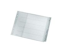 Leitz Intercalaires En Plastique, A-Z, Format A4 Extra Large