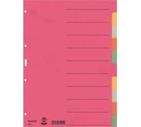 Leitz 4359 Répertoire DIN A4 blanc Carton multicolore 10 onglets 43590000