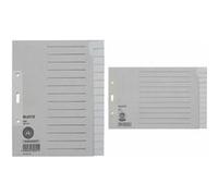 LEITZ Intercalaires en papier naturel, blanc, A5, 15 touches G