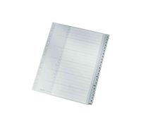 Leitz intercalaires en plastique, a-z, format a4 extra large 12620000