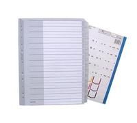 Esselte-leitz 12760000 trieur blanko a4 15 onglets en polypropylène (gris) G