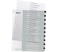 LEITZ Intercalaires en plastique WOW chiffres A4 grande largeur 1-20