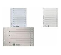 LEITZ Intercalaires, format A4 extra large, en carton solide G