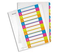 [Ref:12440000] LEITZ Intercalaires numérique imprimables WOW 12 touches,