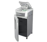 Leitz IQ 80180000 - Destructeur de Documents Coupe Micro Sécurité P5 pour Bureau, Automatique, Capacité 600 Feuilles, Corbeille 110 litres, Blanc