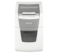 Leitz IQ Autofeed Small Office CH 80112000 Destructeur de documents Coupe en particules P4 100 feuilles Poubelle 34 l Avec prise d'alimentation suisse Blanc