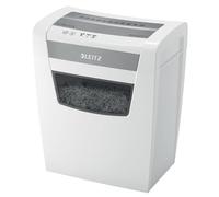 Leitz IQ Office S 80990000 Destructeur de Documents, capacité de 14 à 12 Feuilles (70-80 g/m²), Coupe croisée en Particules, Niveau de sécurité P4, Poubelle de 23 l, particulièrement Silencieux, pour