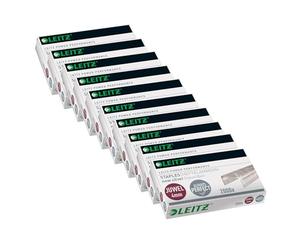 Leitz Juwel 56410000 Lot de 10 boîtes de 2000 agrafes 4 mm Argenté