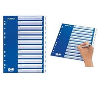 Leitz Kunststoff-Register, Monate, A4, Jan.-Dez., Pp, Weiß