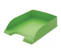 leitz leitz corbeille à courier plus standard, a4, vert clair noir Noir G