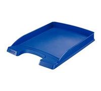 leitz leitz corbeille à courrier plus plat, a4, polystyrène, bleu noir Noir G