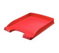 Leitz Corbeille à courrier Plus Plat A4 polystyrène Rouge