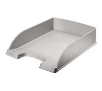 leitz leitz corbeille à courrier plus standard, a4, argent noir Noir G