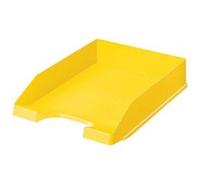 leitz leitz corbeille à courrier plus standard, a4, jaune noir Noir G