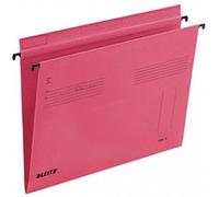leitz serie 18 hängemappe, a4, seitlich offen, rot noir