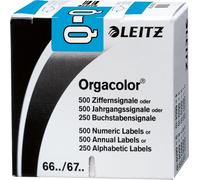 LEITZ Lettres de signalisation Orgacolor "Q", sur rouleau, bleu