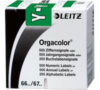 LEITZ Lettres de signalisation Orgacolor "Y", sur rouleau, vert foncé
