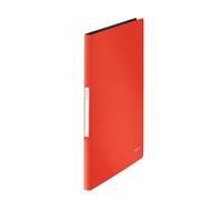 LEITZ Livret de présentation Solid A4 PP avec 20 pochettes rouge clair
