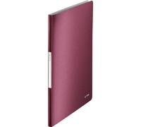 LEITZ Livret de présentation Style A4 PP avec 20 pochettes grenat rouge