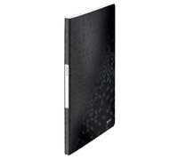 LEITZ Livret de présentation WOW A4 PP avec 20 pochettes noir-métal