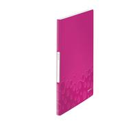 LEITZ Livret de présentation WOW A4 PP avec 20 pochettes rose métallisé