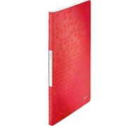 LEITZ Livret de présentation WOW A4 PP avec 20 pochettes rouge