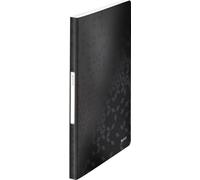 LEITZ Livret de présentation WOW A4 PP avec 40 pochettes noir-métal