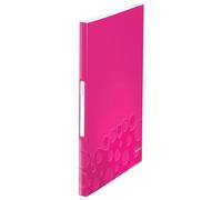 LEITZ Livret de présentation WOW A4 PP avec 40 pochettes rose métallisé
