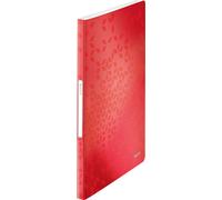 LEITZ Livret de présentation WOW A4 PP avec 40 pochettes rouge