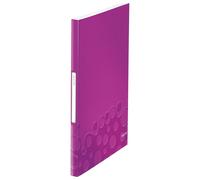 LEITZ Livret de présentation WOW A4 PP avec 40 pochettes violett metallic