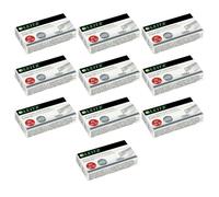 Leitz Lot De 10 Boites De 1000 Agrafes P2 N° 10 (10/4)