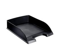 LEITZ Lot de 5 Corbeilles à courrier PLUS A4 Hauteur 70mm Noir