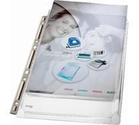 LEITZ Maxi Pochettes de présentation Stabil A4 PVC grainé 0,17 mm 3 pochettes