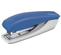 LEITZ - Mini Agrafeuse, Capacité 10 Feuilles, avec Ôte-agrafes Intégré, Acier & Plastique Recyclé, 100% Recyclable, Compensée en CO2, Eco-responsable, Gamme NeXXt Recycle, coloris Bleu, 56170035