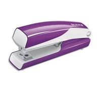 Leitz Mini Agrafeuse Violet - En Métal - Capacité 30 Feuilles - Livrée En Boite