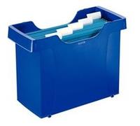 LEITZ Mini bac de rangement pour dossier suspendu Plus, Bleu G