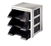 Leitz Étagère Plus pour corbeilles à courrier A4 Noir 53270095
