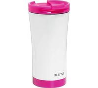 Leitz Mug Isotherme WOW, en Acier Inoxydable, Isolant, Rose - réf. 90140023 | Pour les boissons chaudes et froides, réutilisable. Contenu de la boîte: 1 mug isotherme Leitz WOW, 90140023, poids: 310 g.