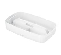 Leitz MyBox Organisateur De Plateau Avec Poignée Petit Blanc 53230001