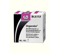 Leitz Onglet Alphab?Tique "G" Sur Rouleau,Violet,Autocollant