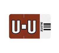 Leitz Onglet Alphab?Tique "U" Sur Rouleau Marron AdhéSif