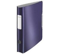 Leitz ordner active style, 180 grad, 60 mm, titan-blau din a4, runder rcken, aus pp, gebrstete oberflche, innen silber, mit auf G