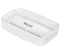 Leitz Organiseur Grand Format avec poignée – étanche, sans BPA, contact alimentaire – Blanc 53220001