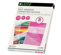 Leitz Adhesive A4 125 Microns Laminating Pouches 100 Units Clair