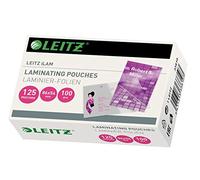 Leitz Pochettes plastification à chaud pour carte de crédit 54x86 mm 125 µm Brillant Paquet de 100