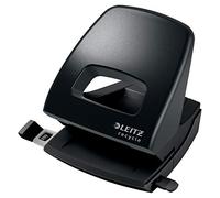 Leitz Perforateur, 30 Feuilles, Réglette de Guidage avec Marquage des Formats, 100% Recyclable, Écologique, NeXXt Recycle, Noir, 50030095