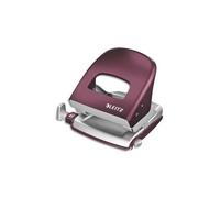 Leitz Perforateur Style Grenat - 2 Trous En Métal - Capacité 30 Feuilles - Livré En Boite