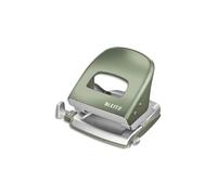 Leitz Perforateur Style Vert - 2 Trous En Métal - Capacité 30 Feuilles - Livré En Boite