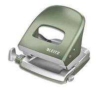 Leitz locher style nexxt 5006, seladon-grn stanzleistung 30 blatt, aus metall, mit anschlagschiene fr a4, a5, a6, folio, us-qua