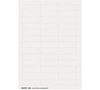 - Perforé - 60 x 20.8 mm - 120 g/m² - 975 étiquette(s) (25 feuille(s) x 39) étiquettes
